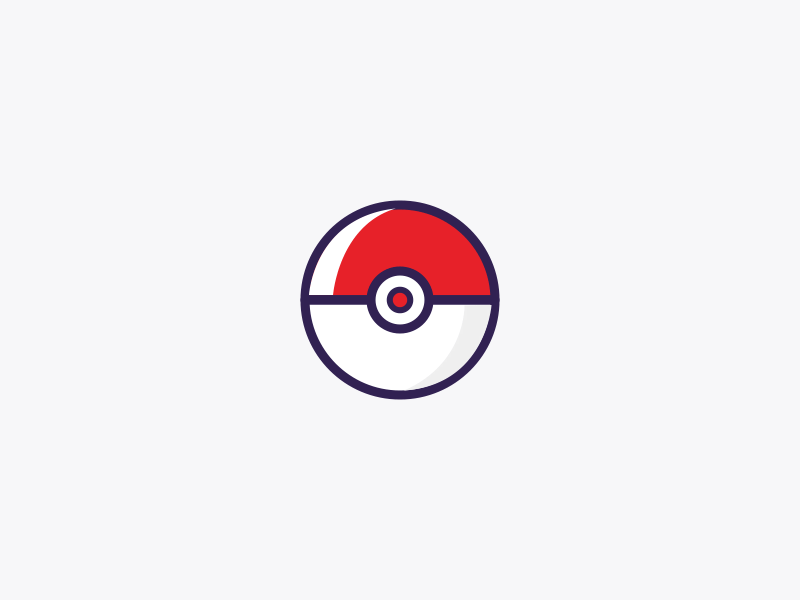Pokemon Hamburger Menu (Freebie) after effects animation ball freebie hamburger icon menu pokemon rebound