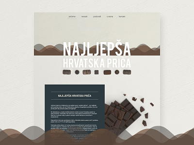 Yummy Sweets 3d brown chocolate company food production psd sweet ui ux web web design