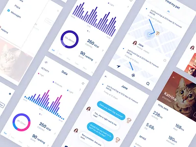 Poof/App app data iphone logo my plaza poof ui ux