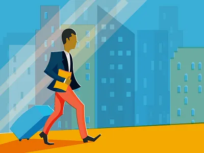 Concur Business Travelers Report business concur data viz expense illustration modern overay release retro travel