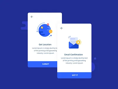 App Permissions Screens android app confirmation design get location illustration notification onboarding permissions screen ui visual