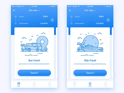 Idea#039 Bus Ticket Home Page