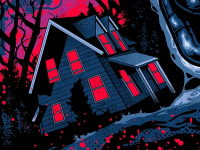 Friday the 13th Part 7 friday the 13th horror illustration jason voorhees poster screen print