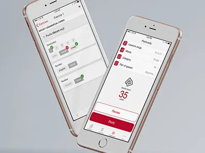 Learn Latin with iOS mobile app app apple design ios mobile application mobile design