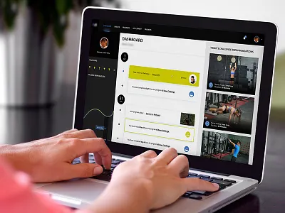 Fitness app analytics app calories chart dashboard fitness timeline