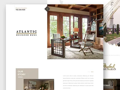 Carpets & Rugs Homepage architecture carpet fashion furniture store interior landing page rug ui uiux warehouse web website