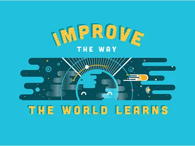 Improve the way the World Learns Wall Decal design earth planet solar system type wall decal