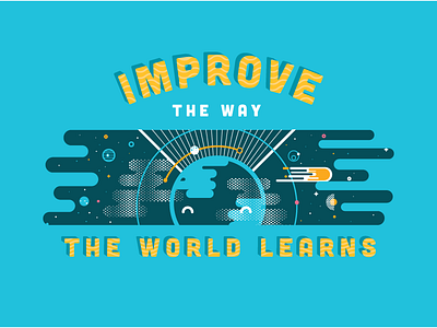 Improve the way the World Learns Wall Decal design earth planet solar system type wall decal