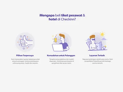 Checkinn Illustration flight illustration ticket travel vector