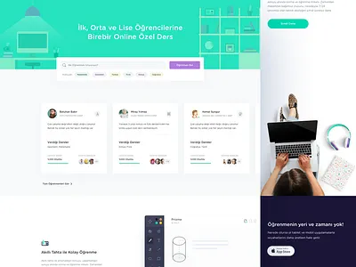 Landing Page college courses education inekle learning online student tutor