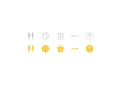 Tastebud Tab Bar Icons bar glyph glyphs icon icons ios pictogram pictograms tab tabs tastebud