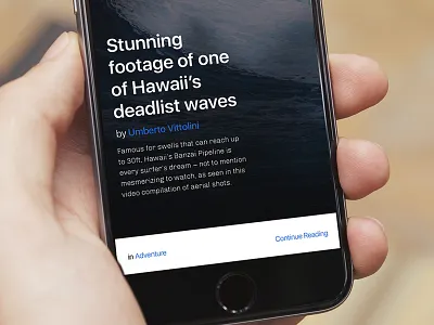 Day 035 - Blog Post blog blogpost carddesign dailyui mobile mobile header text
