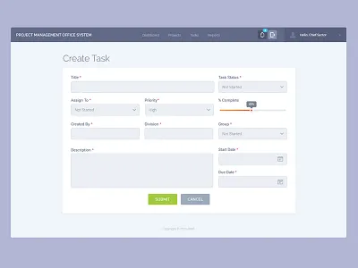 Create Task clean dashboard design experience interaction interface task ui user ux