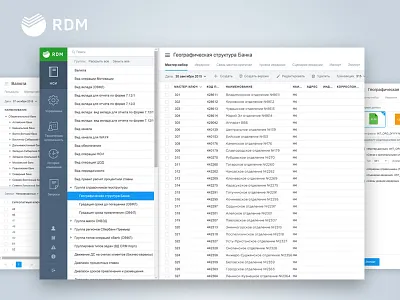 Rdm Analytics analytics crm dashboard interface ui ux