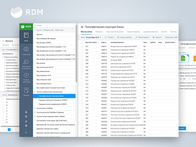 Rdm Analytics analytics crm dashboard interface ui ux