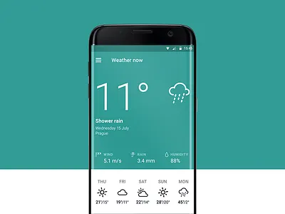 Tapito Weather app icons minimal mobile news ui ux weather