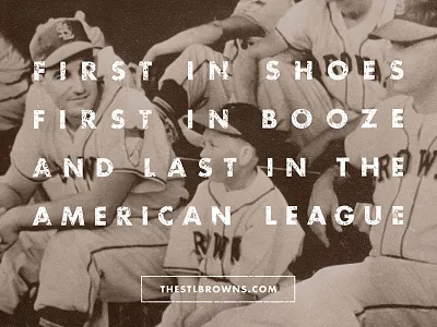 St. Louis Browns Historical Society Membership Brochure baseball brown envelope letter print retro saint louis sports st louis typography vintage