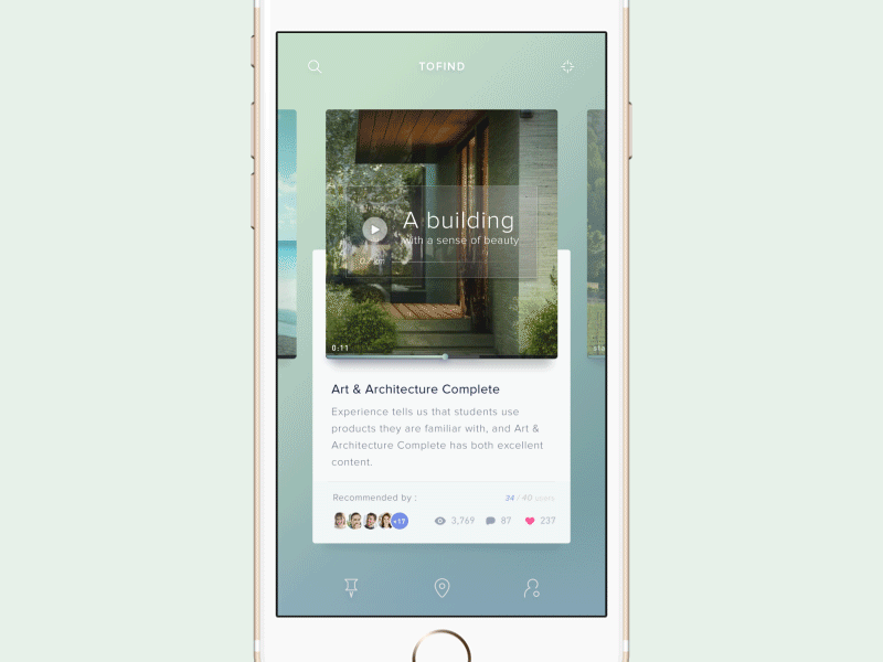 Four directional multi-dimensional controller - pull down app car card concept dialogue find navigation social to travel ui ux