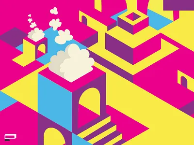 Cartoon Network Boomerang Site Redesign 2016 boomerang cartoon network design geometric layout responsive site