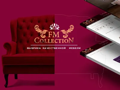 Internet shop " FM Collection" design e commerce internet shop site ui ux web website