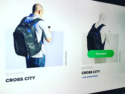 Product list view ecommerce experience fashion hover interaction magento product view products shop ui ux