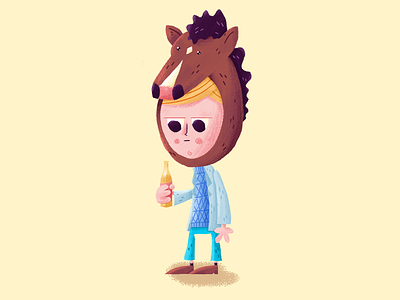 Do the Bojack bojack bojack horseman cartoon child costume drink horse