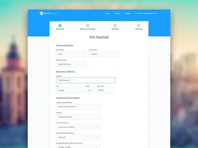 Loan Application application flat form loan material material design minimal sketch ui ux web web design