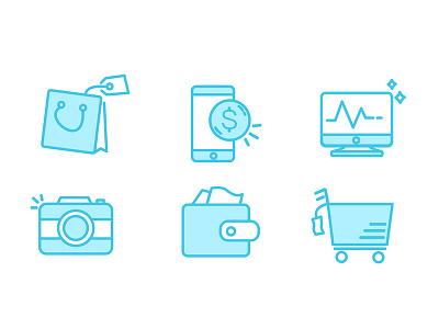 Line icon free psd