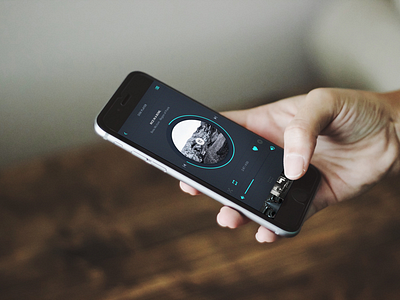 Music Player audio dark listen mobile music phone play player song theme track unsplash