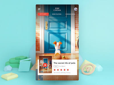 CGV Cinema App cinema mobile ui movie theater ux vietnam