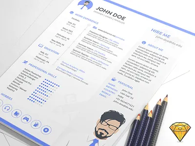 Sketch Resume Template cv free freebie job portfolio print resume sketch template