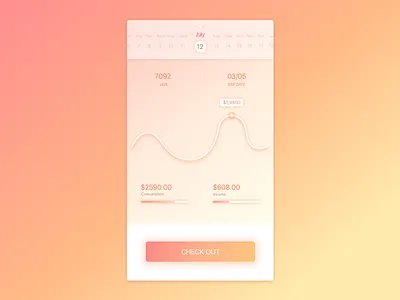 Transaction Statement Inquiry app design details financial home investmentcards ios ui