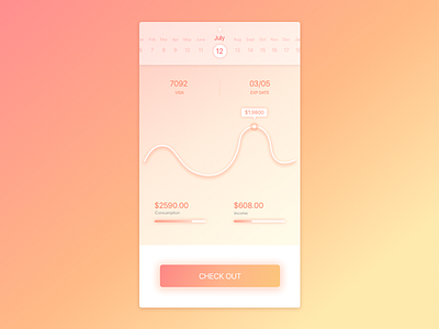 Transaction Statement Inquiry app design details financial home investmentcards ios ui