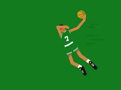 Dee Brown basketball celtics character deebrown illustration nba