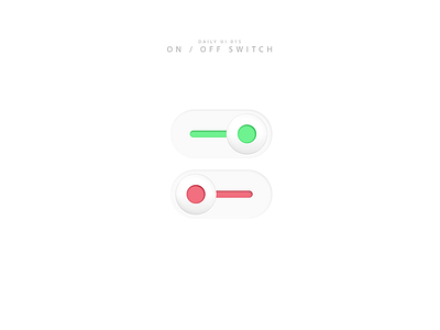 Daily UI #015 ON/OFF switch concept cool dailyui dailyuichallenge minimal modern sterjo switch ui