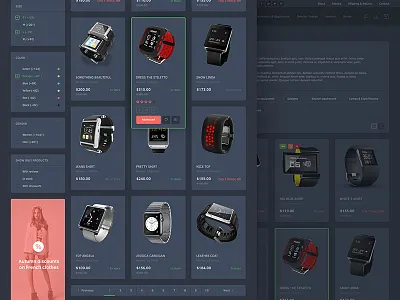 Darkstore. Golden Planet denmark dk golden planet interface magento responsive shop store system ui ux webdesign
