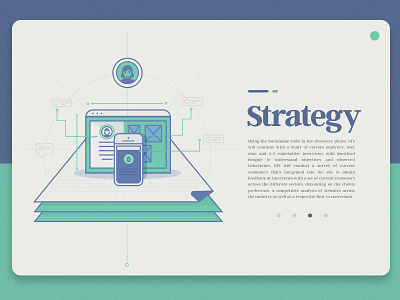 Playing Around card flat home icons illustration landingpage layout strategy typography ui ux