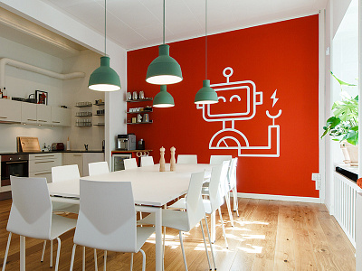 New office and new visuals agency branding copenhagen decor icons identity illustrations illustrator interior signifly studio workspace