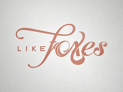 LK-FXS band logo fox identity letter lettering logo logo type music type typography