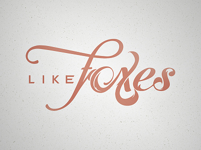 LK-FXS band logo fox identity letter lettering logo logo type music type typography