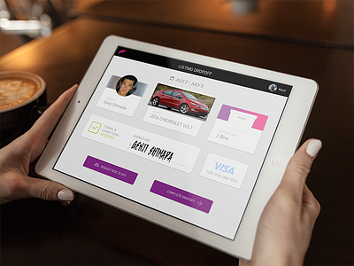Rental Check-in Summary ecommerce ios ipad summary