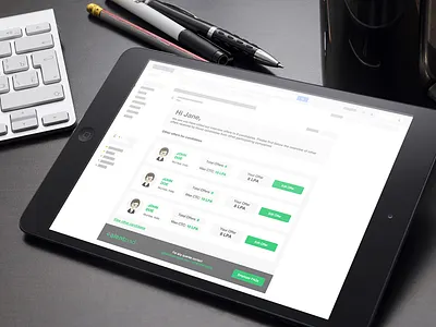 Talentpad Email Design email hiring hr ink job mailer recruitment startup ui ux web zed