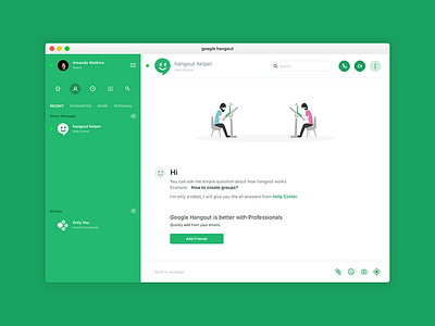 Hangout helper app chat desktop google hangout professional