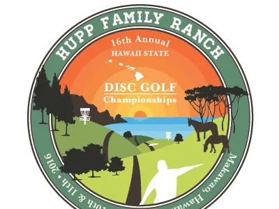 Disc Golf Disc Design ai disc golf discgolf golf hawaii illustration sports