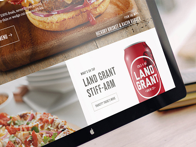 Restaurant Refresh beer design food homepage ordering responsive restaurant ui ux