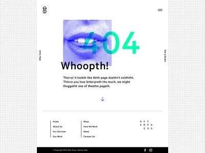 Letterpreth 404 after press brand branding design identity letterpress web website