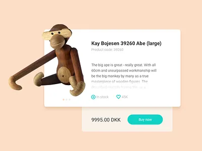 #1 - UI of the day freebies kay bojesen products psd sketch sketch download template toy ui ui web design