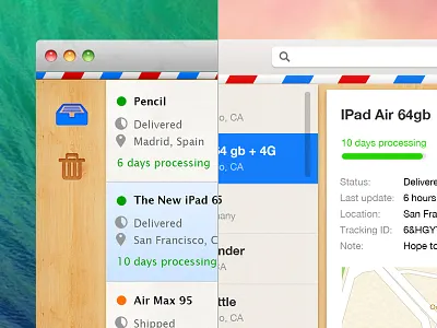 Mavericks To Yosemite app mac os pre flat rarcel skeuomorphic tracking ui art wood