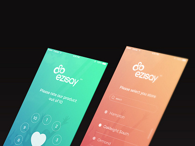 Survey try app ui ux