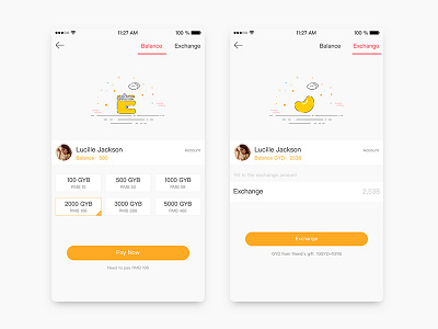 Daily UI #026 Pay app design pay ui